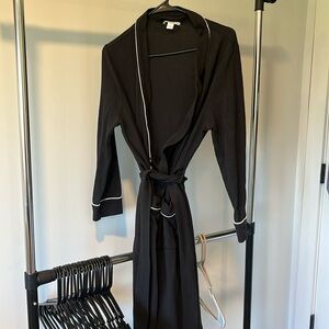 Women’s Amazon essentials black bathroom robe